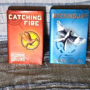 Catching Fire and Mockingjay Hardcover Books